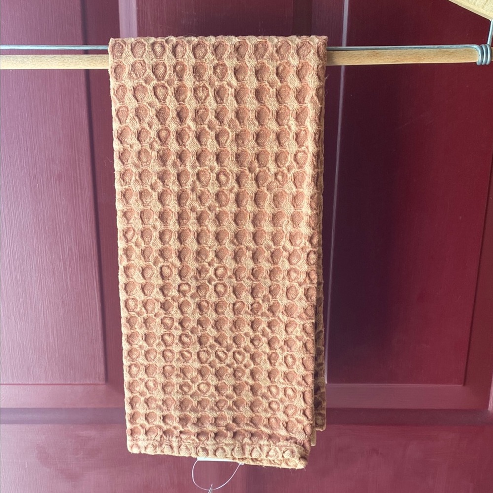 Textured Terracotta Kitchen Towel
